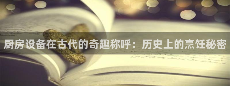 尊龙凯时注册入口：厨房设备在古代的奇趣称呼：历史上的烹饪秘密